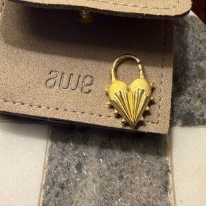 Awe Inspired Jewelry Heart Charm NWOT